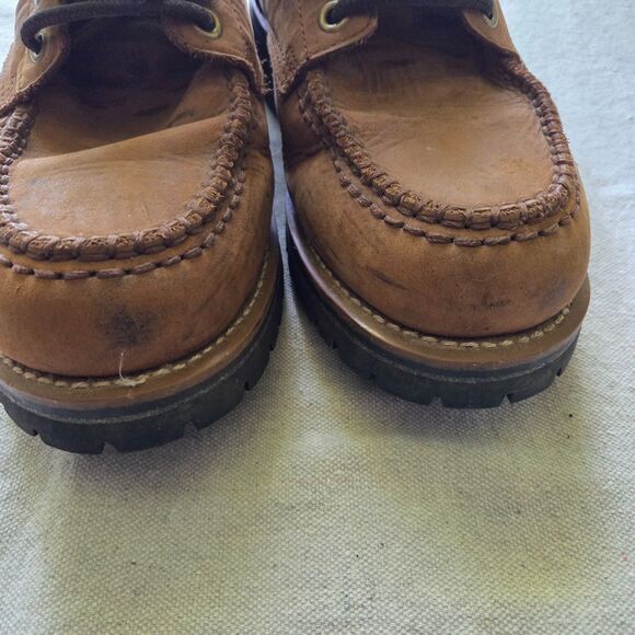 Vintage Skechers Logger Boots Mens Size 11 Leather Cascades Oil Resist Work Y2K - Picture 8 of 12